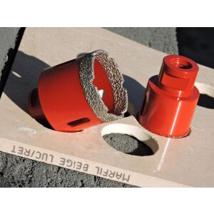 Burghiu diamantat roșu Diatech de 35 mm pentru polizor unghiular M14 129694206 - Burghie