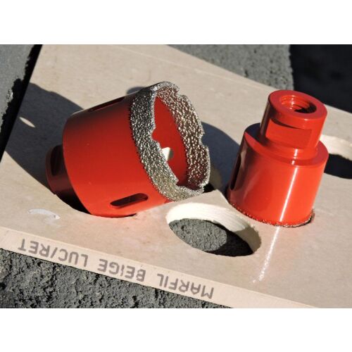 Diatech red diamond drill bit 35mm for M14 angle grinder