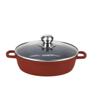 Oală aluminiu Heinner Calabria 2.6L cu capac, 24cm - Oale