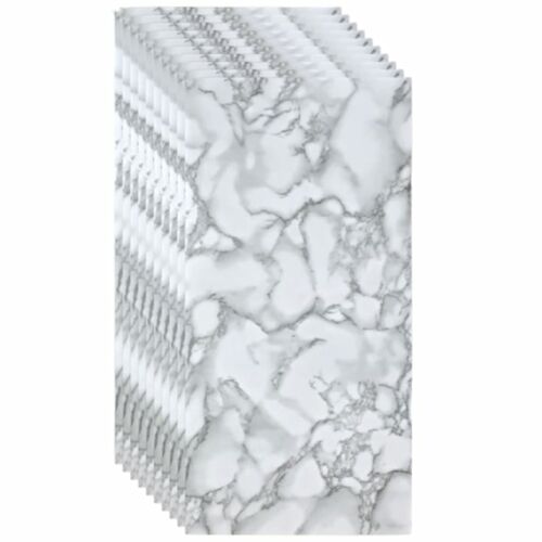 20 db S DEPOT® tapéta csempe készlet, márványutánzat, vastagság 2mm, méretek 30x60cm, sötétszürke