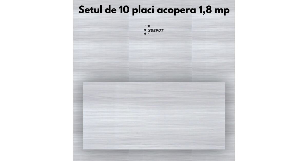 20 db S DEPOT® tapéta csempe készlet, márványutánzat, vastagság 2mm, méretek 30x60cm, sima 140660747
