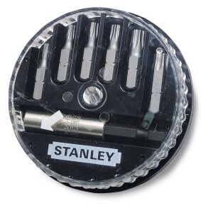 STANLEY - Set biti (Torx) cu adaptor magnetic T10-T40 / 7 piese [1-68-739] 129701304 - Capete bit