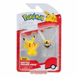 Pokémon Ninjask & Pikachu 5cm Figurki - Jazwares