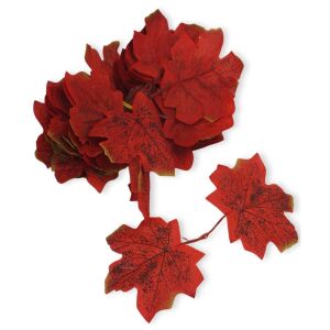 Őszi falevelek Bordó 48db/csomag 137250817 - Őszi dekorációs kellék