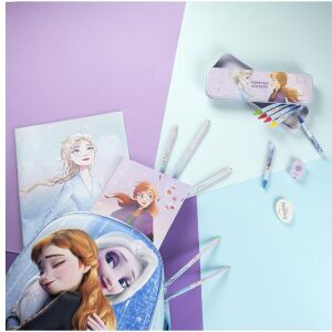 Írószer készlet DISNEY FROZEN 16db / füzetek, tolltartó, zsírkréták, viaszceruzák, 2100003563 146383105 - Cerdá