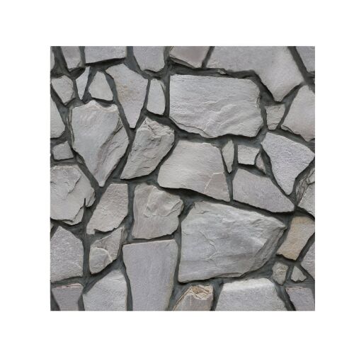 10er-Set 3D-Tapetenfliesen in Steinoptik, für Küchen- und Wohnzimmerwände, leicht zu reinigen, wasserfest, selbstklebend, 30 x 30 cm, Grau 136119437