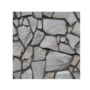 Zestaw 10 x 3D Kamiennych Płytek Tapetowych Imitujących, Do Ścian Kuchennych I Salonowych, Łatwe Do Czyszczenia, Wodoodporne, Samoprzylepne, 30x30 cm, Szare 136119437 - Falpanel & Falmatrica