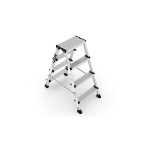 CAGSAN OLIMPOS kétoldalas lépcsős létra, 2x4 fok, kinyitott - Létra & Állvány