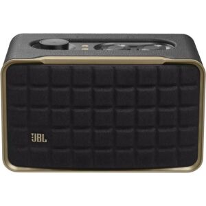 JBL Authentics 200 Bluetooth hangszóró, fekete, retro dizájn, arany díszítéssel - Audio