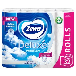 Zewa Deluxe Delicate Care 3 Ply Тоалетна хартия 32 ролки 129731755