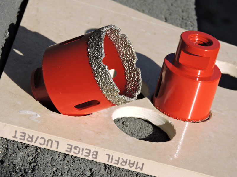 Diatech piros gyémántfúró 35mm M14 sarokcsiszolóhoz