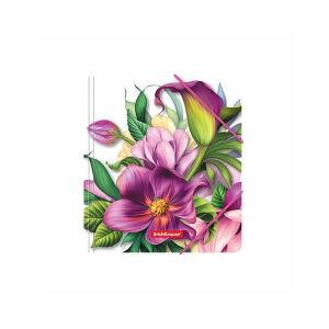 Erich Krause A5+ Tropical Flowers gumis mappa közelről - Iratrendezés