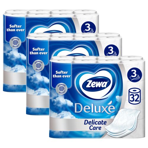 Zewa Deluxe Delicate Care 3 warstwowy papier toaletowy 3x32 rolki