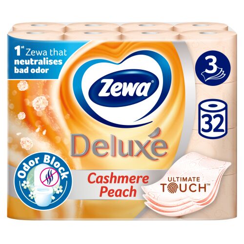 Zewa Deluxe Cashmere Peach 3 rétegű Toalettpapír 32 tekercs