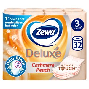 Zewa Deluxe Cashmere Peach 3 rétegű Toalettpapír 32 tekercs