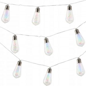 Solárna svetelná reťaz Garden Line FELSI, tvar žiarovky, studené biele svetlo, 3.8M - Záhrada