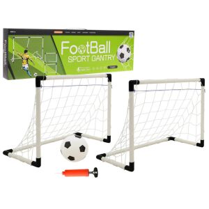 OEM Gyerek foci szett, nagy méret 143x110x70cm, pumpával és labdával, sokszínű