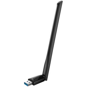 Adaptor USB wireless TP-Link Archer T3U Plus Dual-Band AC1300 cu antenă cu câștig ridicat - Routere Wi-Fi, adaptoare
