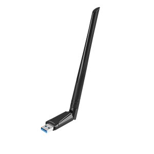 Adaptor WiFi USB 3.0 Darklove 1300Mbps cu antenă de 5dBi cu câștig ridicat - Routere Wi-Fi, adaptoare