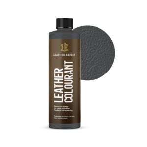 Leather Expert Vopsea pentru piele, Gri închis, 250ml Sticlă - Leather Expert