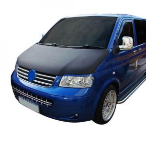 Fekete motorháztető takaró VW CRAFTER 2017+, védi a kavicstól, rovaroktól és úti törmeléktől - Szélvédő takaró