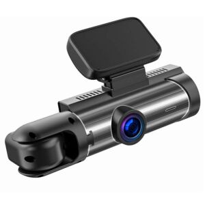 SIKS Pro T3 Super Full HD 1080P hármas autós DVR kamera, hurokrögzítés, HDR, éjszakai látás, belső felvétel, tolatókamera, parkolásfigyelő, ütközésérzékelő, USB-kártya támogatás, fekete 145851133 - SIKS