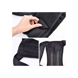 Siks korrekciós háttámasz, fekete, 2XL-es méret 145346178 - Rehabilitációs segédeszköz