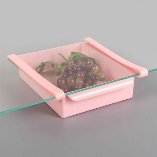 SIKS fiókos tárolódoboz hűtőszekrényhez, fogóval, rózsaszín 136116733