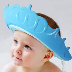 SIKS védőfej, szem- és fülsapka babafürdőhöz, királynő / királykorona, szem sampon nélkül, állítható, szilikon/műanyag, kék 136258767 - SIKS