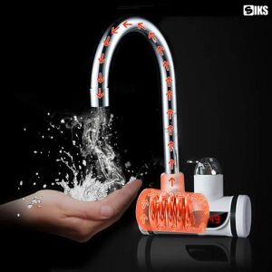 SIKS azonnali elektromos vízmelegítő csap LCD kijelzővel, forró vizet mutatva - SIKS