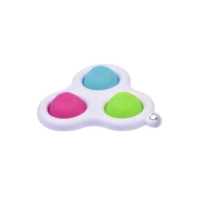 SIKS háromszög alakú fidget játék kulcstartó, szenzoros buborék játék gyerekeknek és felnőtteknek - SIKS