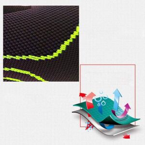 SIKS könyökortézis, rugalmas és állítható, lélegző anyag, univerzális méret, elasztikus kartámasz, fekete/zöld 136260503 - Ízületi rögzítő