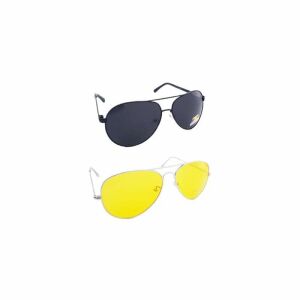 Komplett SIKS® polarizált nappali és éjszakai vezetéshez való szemüveg szett 2 ajándék tokkal 140555223 - Férfi napszemüveg