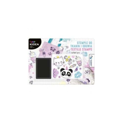 Zestaw stempli do dekoracji tkanin i obuwia KIDEA 129767989