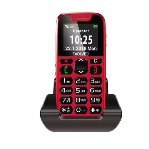 Evolveo Easyphone EP-500 Mobiltelefon #piros