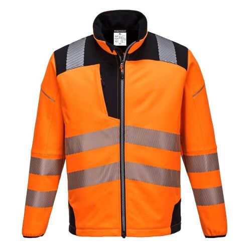 Portwest Vision HiVis Softshell kabát narancssárga színben, S méretben - Munkakabát