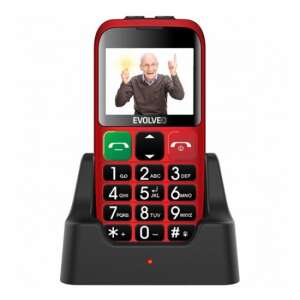 Evolveo EP-850-EBR Easy Phone EB Mobilný telefón #red 42065549 Telefóny pre seniorov