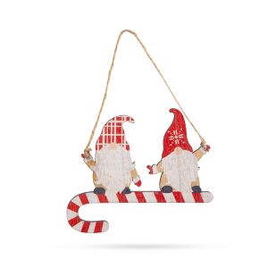 Vianoná dekorácia - dreven, erven kriatok - 15 cm 129777306