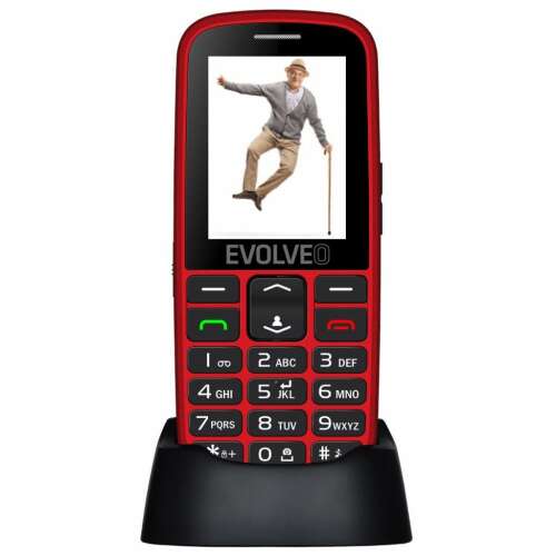 EVOLVEO EP-550 Easy Phone Telefon mobil #red 78920895