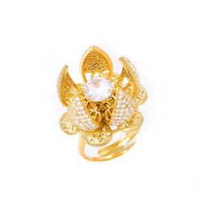 24K Flower Bloom prsteň 129782138 - Dámske doplnky