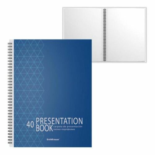 Erich Krause spirálos irattartó mappa - A4 - 40 genotherm-mel - Ladder of succes kék