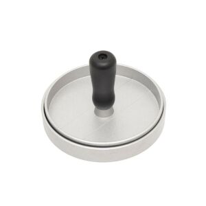 Home GRT06 Hamburgerpresse, 115 mm Durchmesser, Aluminium, schwarzer Griff - Küchenaccessories