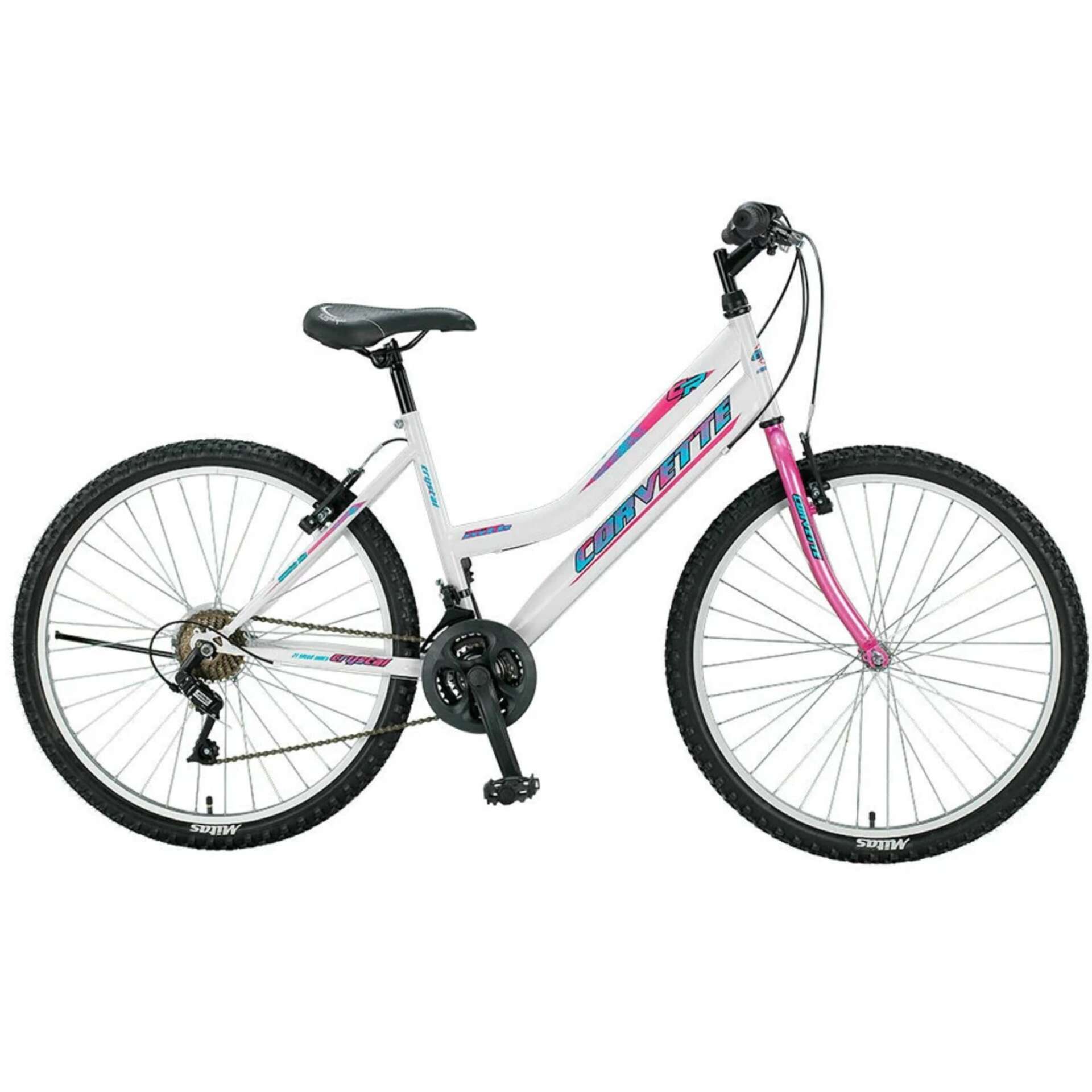 Corvette Crystal Mountain Bike női Kerékpár 26" - fehér-pink