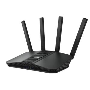 Asus RT-BE82U Dvopojasni WiFi 7 usmjerivač, pogled iz kuta - ASUS Wi-Fi Router, Adapter