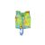 Vestă de înot verde Bestway Swim Safe ABC pentru copii, izolată pe alb