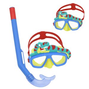 Bestway kék gyermek búvárszett krokodilos maszkkal - Bestway