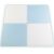 Ricokids blue and white foam puzzle mat, assembled, 120x120 cm