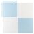 Ricokids blue and white foam puzzle mat, 4 pieces, partially assembled