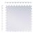 Ricokids white foam puzzle mat tile, 60x60 cm, detail view