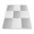 Large foam puzzle mat white and grey ricokids 180x180cm 9pcs 129833928